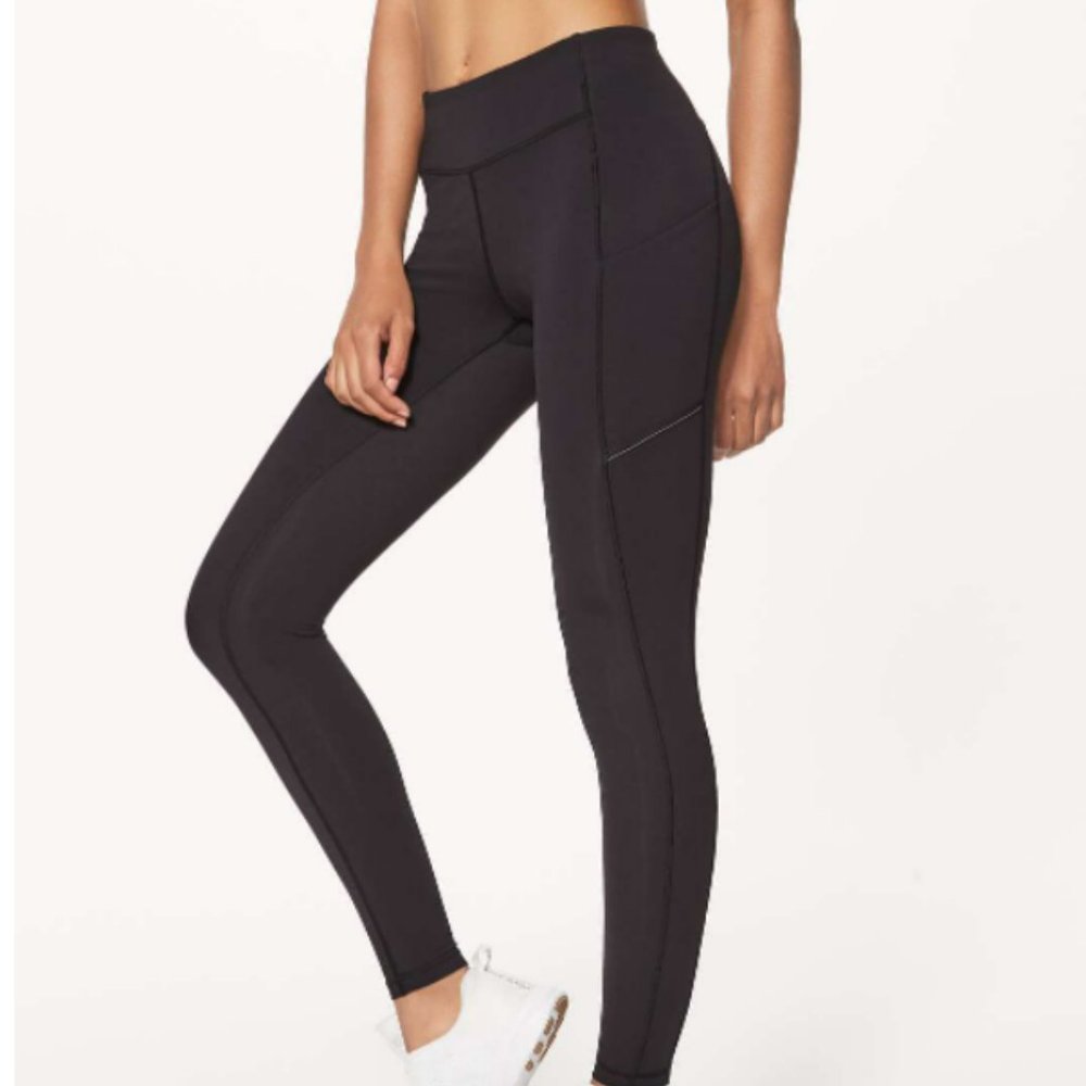 Lululemon -Black Speed Up Tight- Size 6